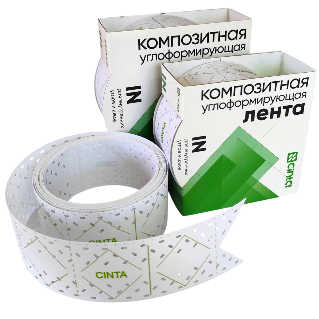 Лента Cinta IN для армирования внутренних углов гипсокартона